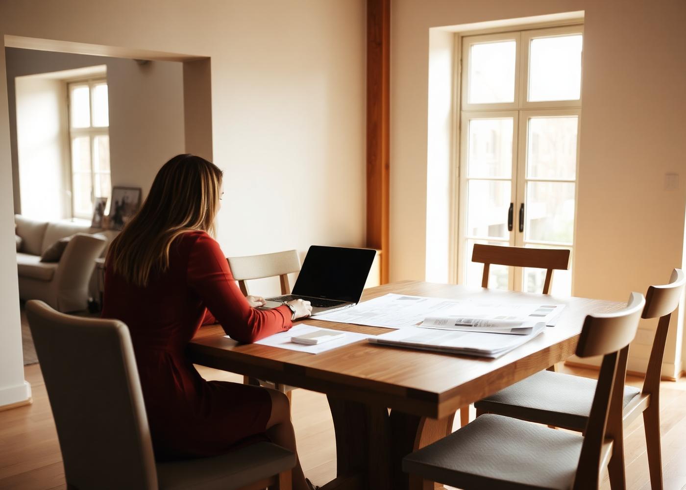 Consultation at a dining table