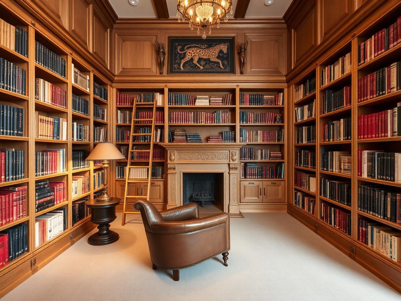Beautifully fitted library